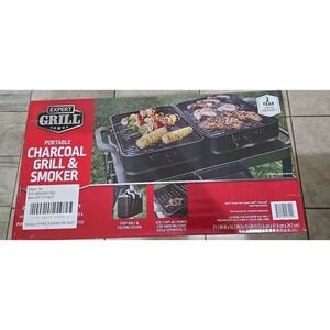 Expert Grill EX5504519816001 Portable Charcoal Grill & Smoker